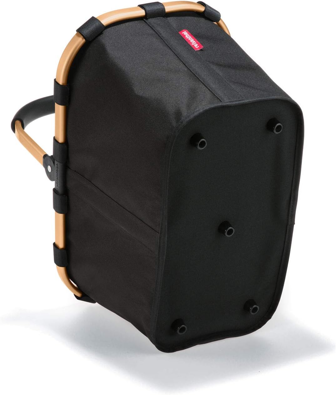 reisenthel carrybag frame black/black - Sturdy shopping basket with plenty of storage space and practical inner pocket - water-repellent