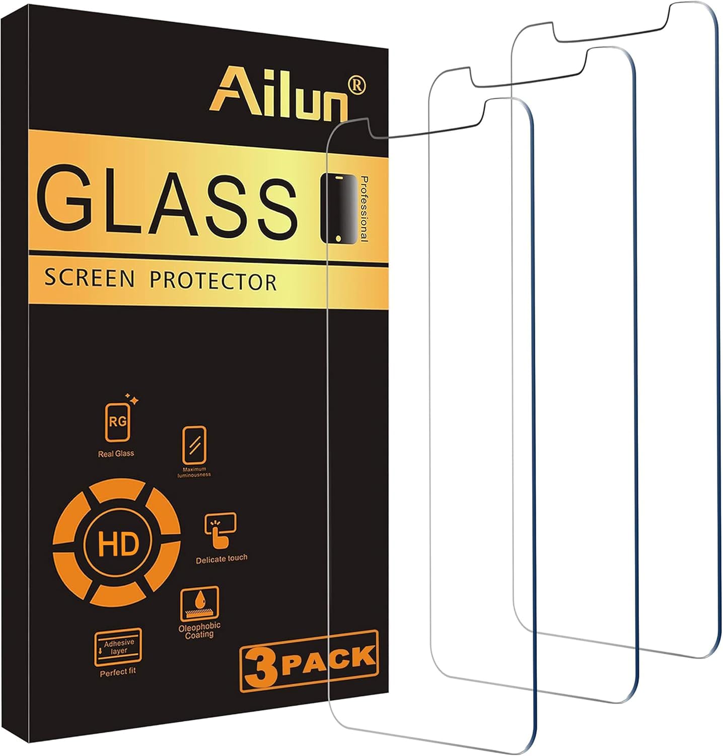 Ailun 3 Pack Screen Protector for iPhone 12 Mini 2020