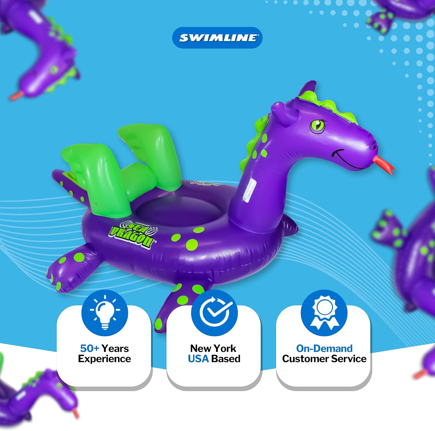 SWIMLINE Original Giant Inflatable Pool Float Floatie Ride-On