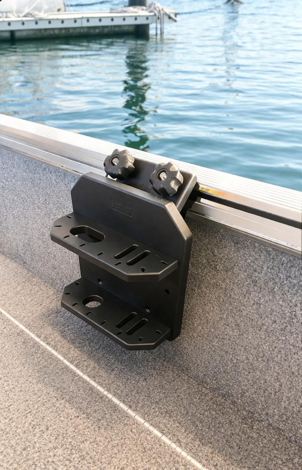 Brocraft Boat 45 Degree Track System Tool Holder/Lund Boat Knife and Plier Holder Rig Holder