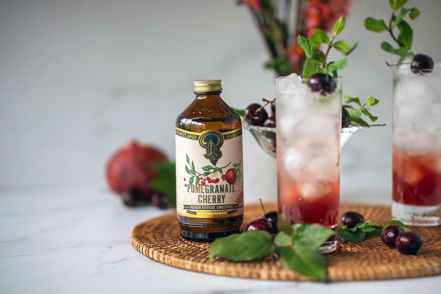 Portland Syrups Marionberry Syrup for Cocktails, 12 oz, 12 Servings