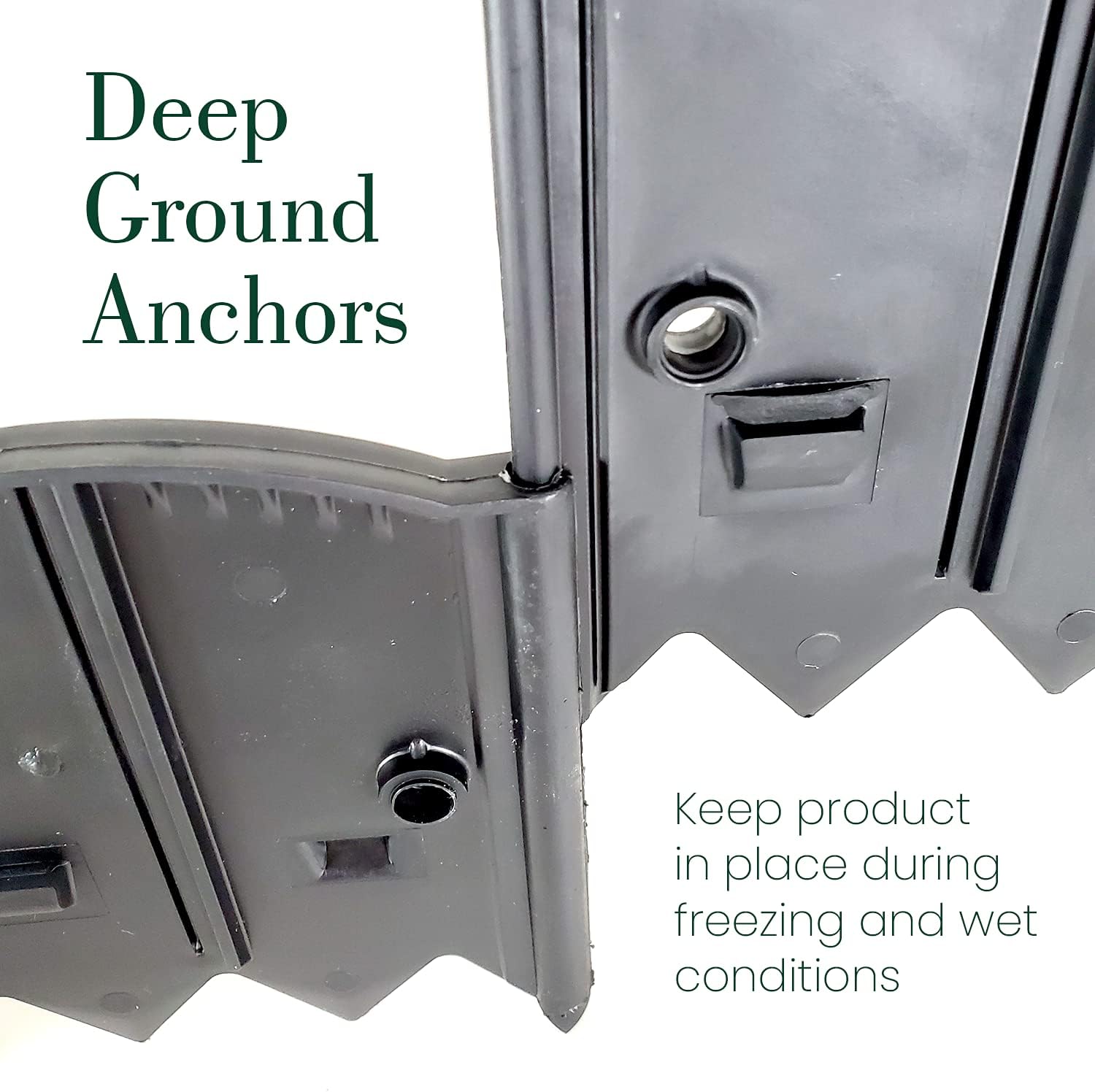 Dalen HammerEdge Pound in Edging - 16 Durable Interlocking Pieces -18 feet of Coverage - Made in USA - Easy to Install - 1 Pack | 16 Durable