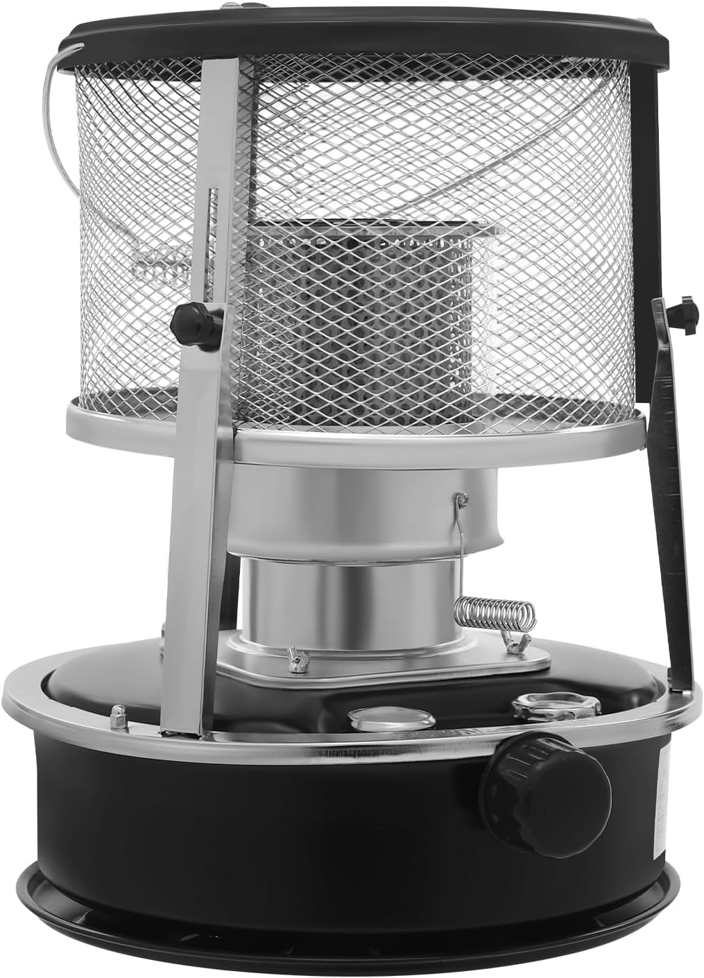 2 in 1 Portable Kerosene Heater, 9000 BTU Kerosene Stove Non-Electric Indoor Outdoor Heater Emergency Oil Heaters for Camping Cooking Emergency Preparedness (Black, 1pc)