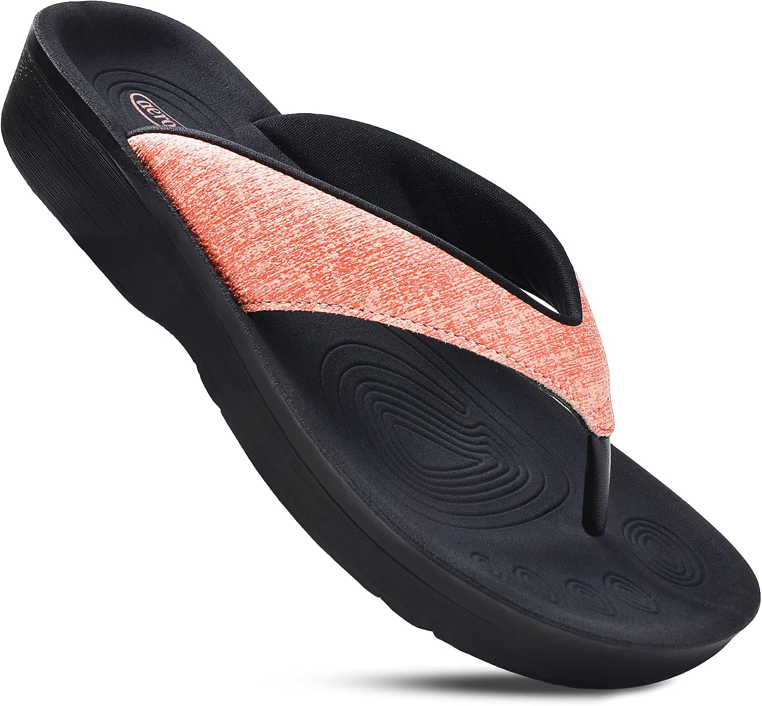 AEROTHOTIC Comfortable Arch Support Flip Flops for Women Orthotic Sandals