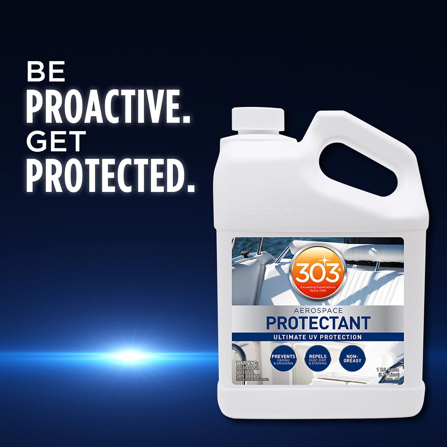303 Products Marine Aerospace Protectant – UV Protection – Repels Dust, Dirt, & Staining – Smooth Matte Finish – Restores Like-New Appearance – 10 Fl. Oz. (30305)