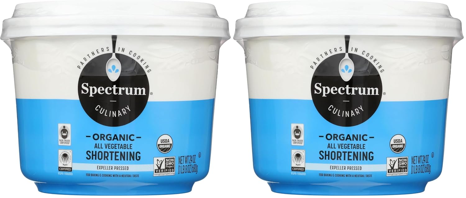 Spectrum Naturals, Shortening Vegetable Organic Gluten-Free, 24 oz