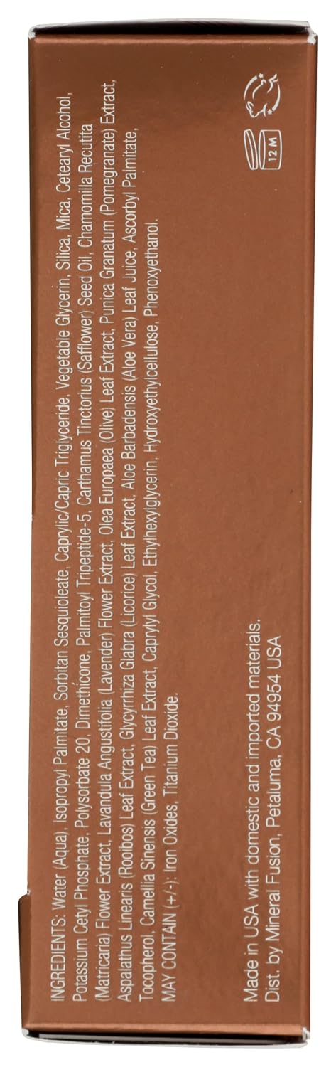 Mineral Fusion Full Coverage Liquid Foundation (Cool 1, Fair), 1 Fl Oz