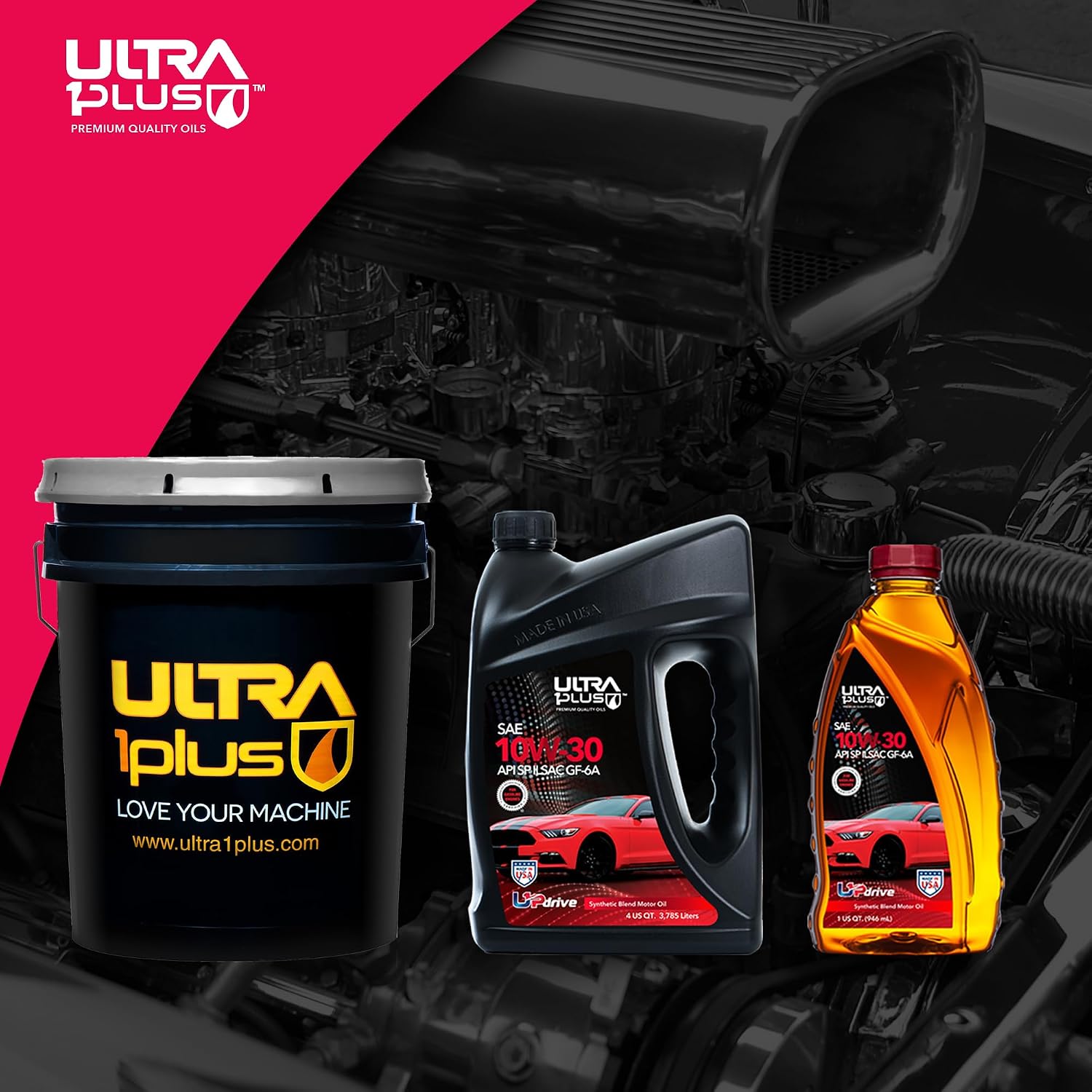 SAE 5W-30 Synthetic Blend Motor Oil API SP ILSAC GF-6A 1 Gallon