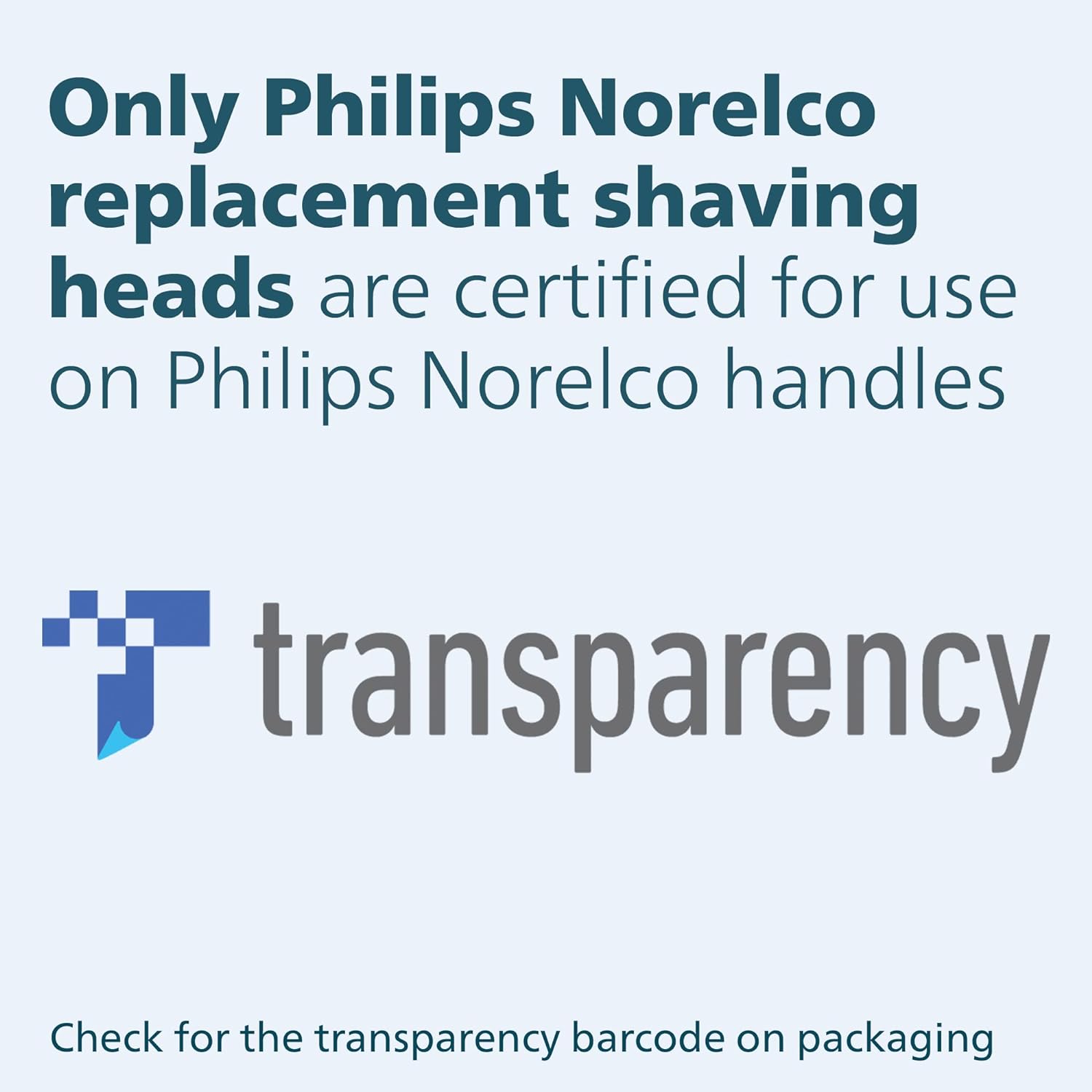 Philips Norelco Genuine Replacement Heads, 3 Count | 45 Self Sharpening MultiPrecision Blades, Compatible with Series 5000 - 6000 and AquaTouch, SH50/52