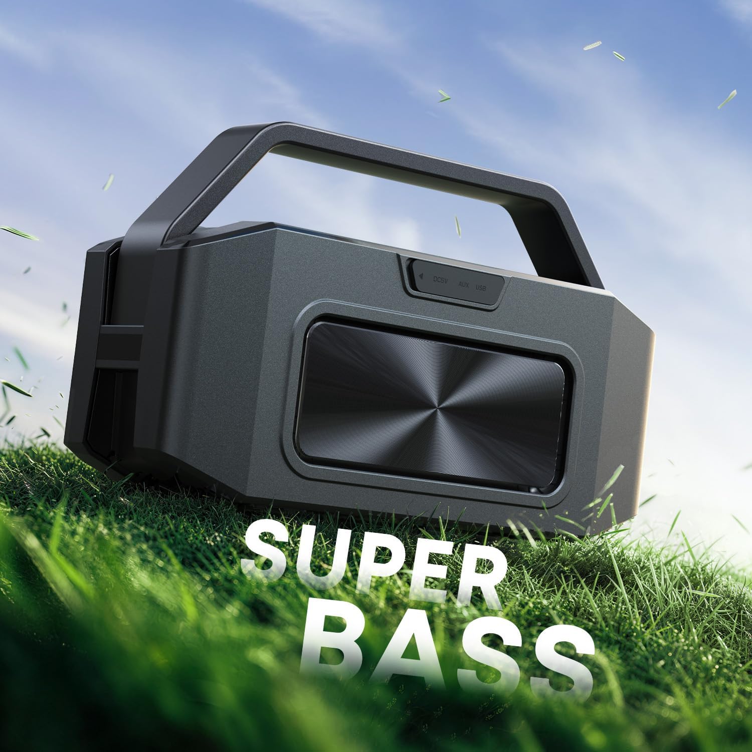 W-KING Bluetooth Speaker, 100W Peak Outdoor Portable Loud Speakers Wireless