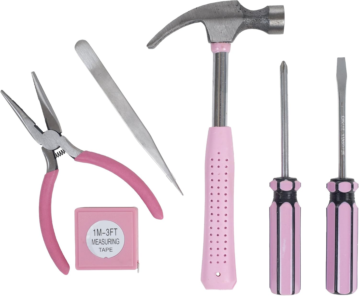 Stalwart - 75-HT1007 Household Hand Tools, Tool Set - 6 Piece by , Set Includes – Hammer, Screwdriver Set, Pliers (Tool Kit for the Home, Office, or Car) Black | Tool Set with Hammer, Screwdriver Set, Pliers and Hardshell Carrying Case - DIY Repair Kit f…