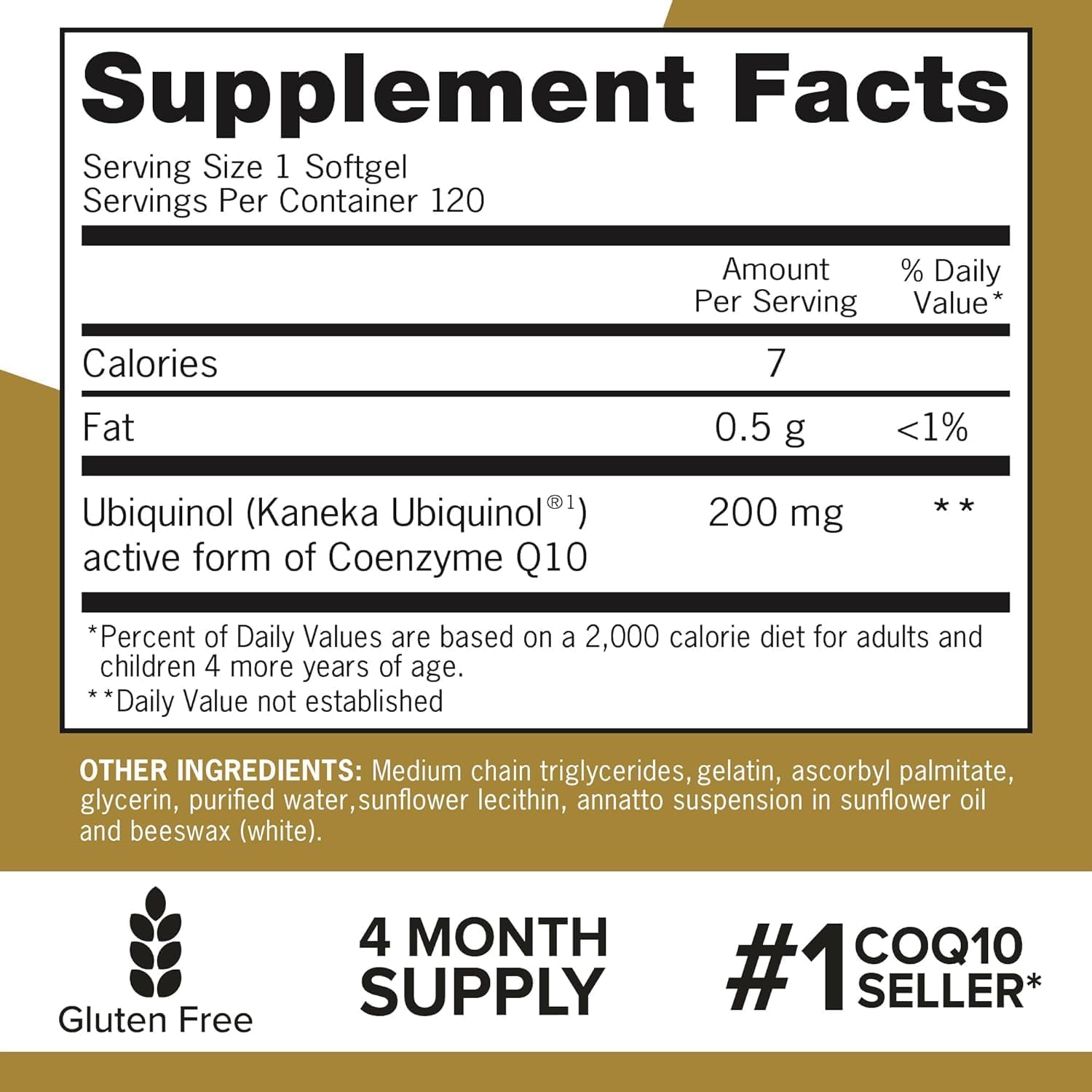 Qunol Ubiquinol 200mg, Extra Strength, Powerful Antioxidant, 60 Softgels | #1 Cardiologist Recommended Supplement for Heart Health, Coenzyme Q10 Supplement to support Vascular Health & Cellular Energy