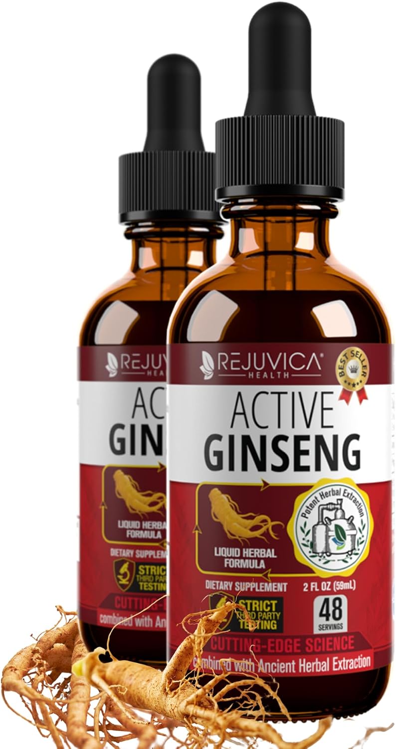 Active Ginseng - Korean Red Panax Ginseng - Natural Ginsenosides & GMO-Free