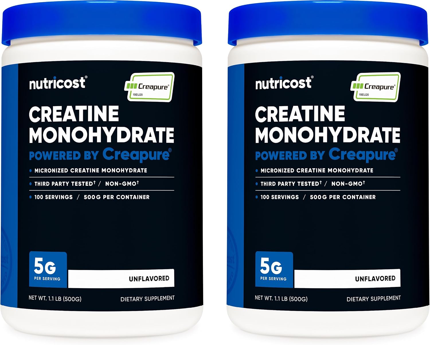 Nutricost Creapure® Creatine Monohydrate 500 Grams
