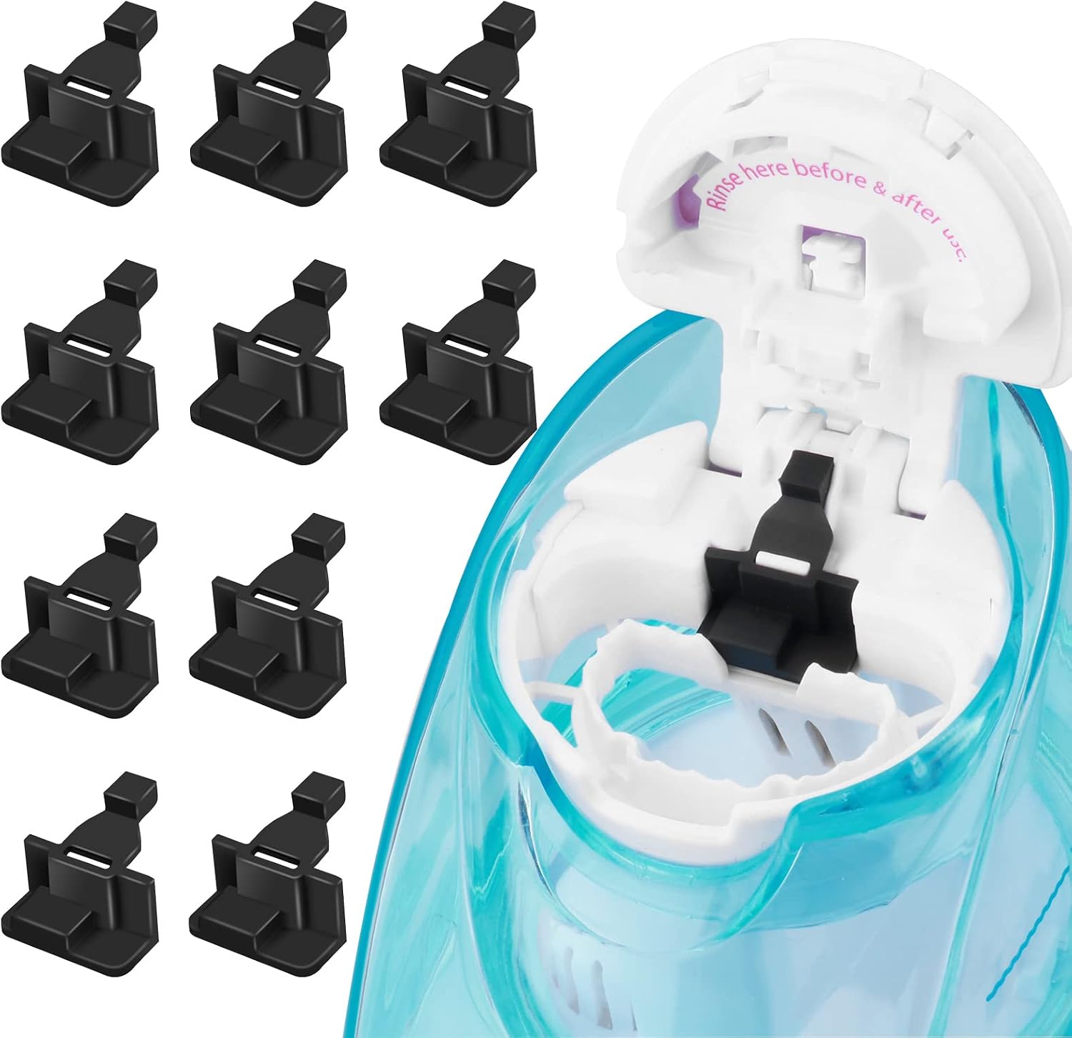 Silicone Salt Pods Refills Accessories Compatible with Navage Nasal Care - Save Salt Water Pods for Easy Operation