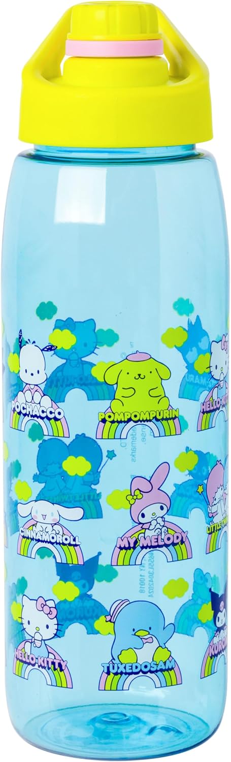 Silver Buffalo Pokémon Skate Graffiti, Water Bottle, 28oz