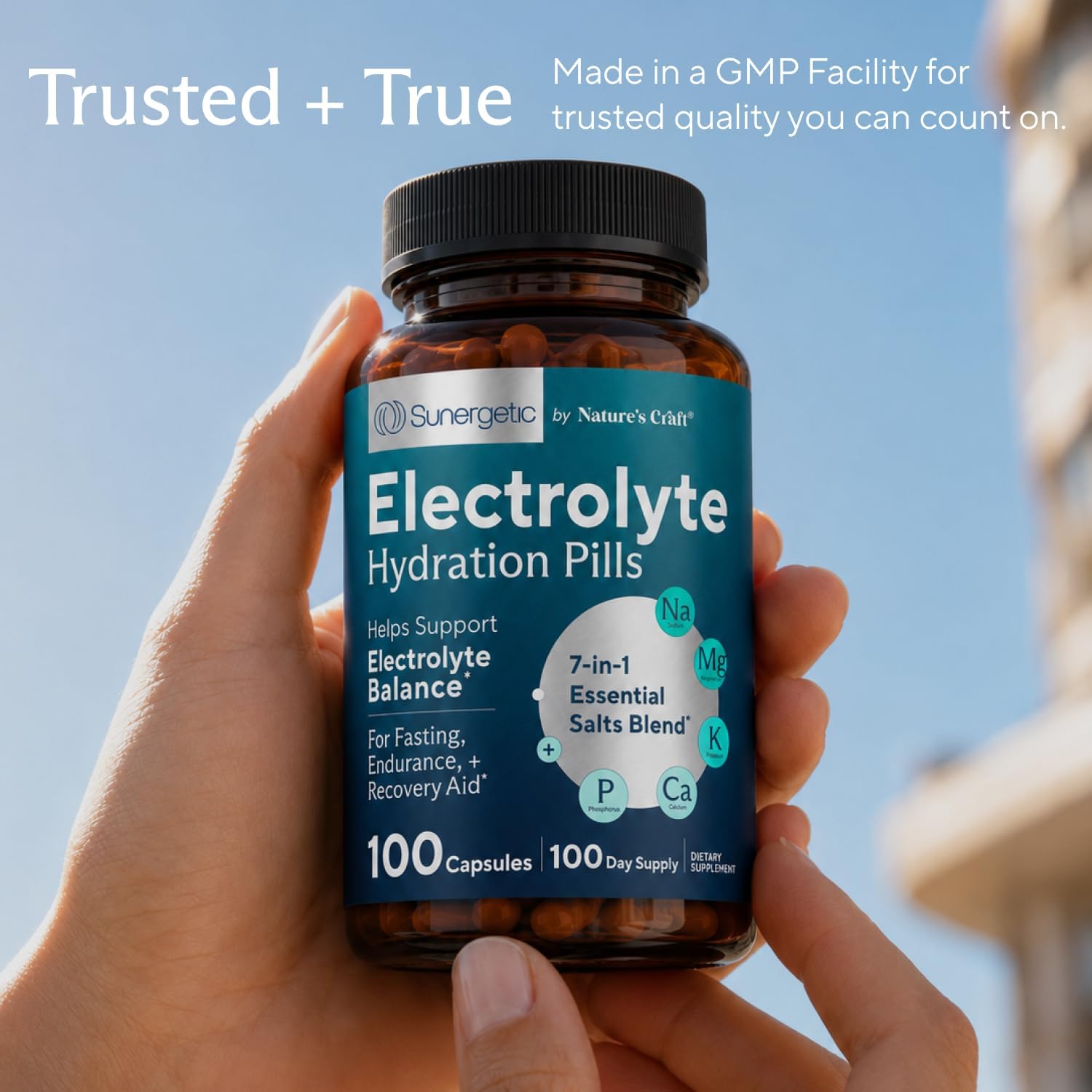 Premium Electrolyte Capsules – Support for Keto, Low Carb, Rehydration & Recovery - Electrolyte Replacement Tablets – Includes Electrolyte Salts