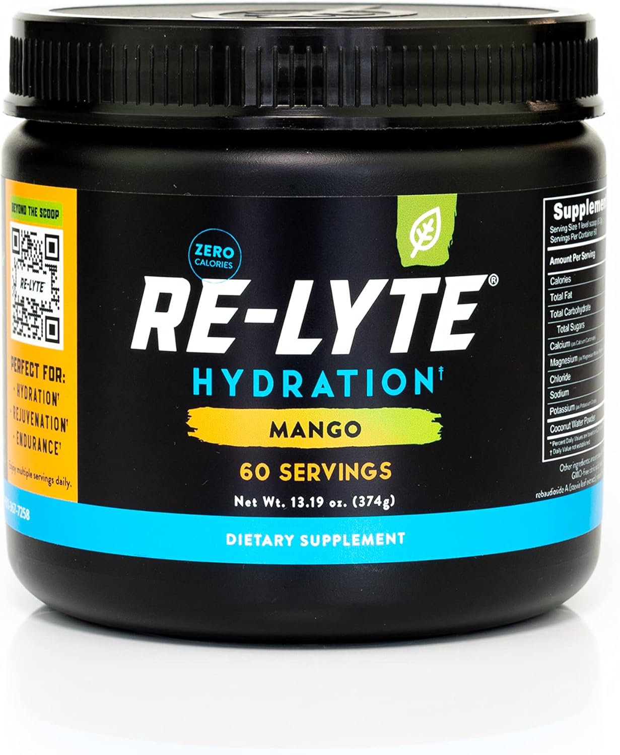 REDMOND Re-Lyte Sugar Free Electrolyte Powder Drink Mix (Mixed Berry)