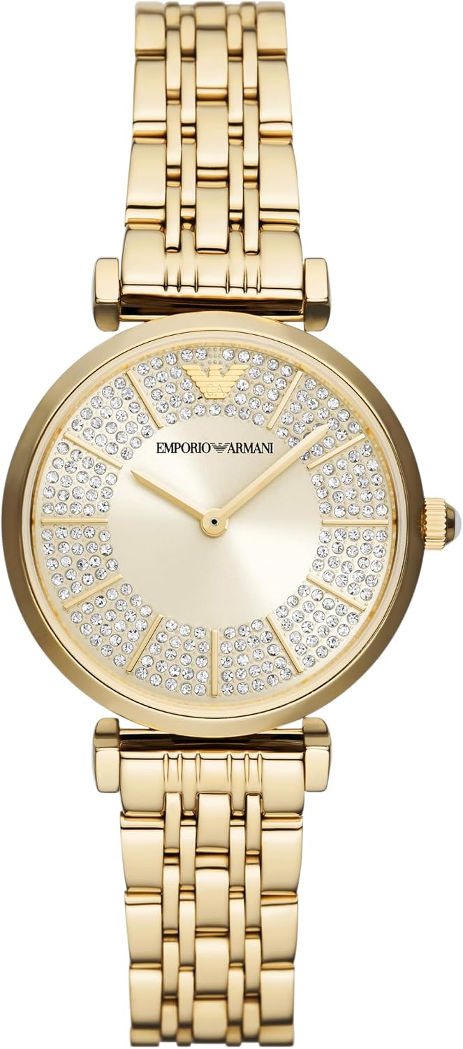 Emporio Armani Women's Dress Watch with Stainless Steel Band