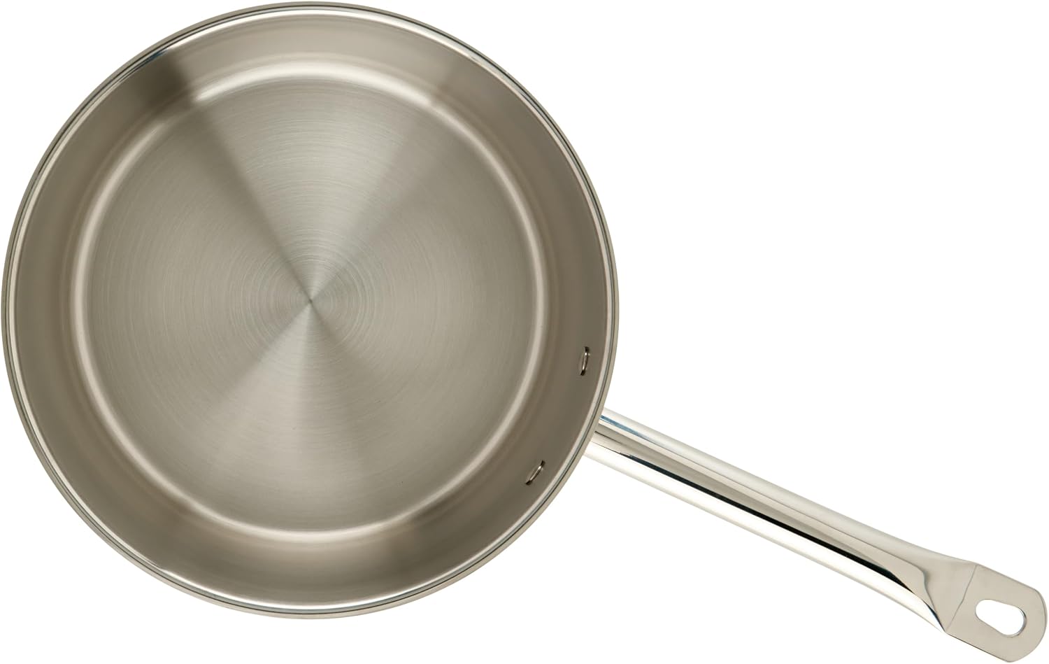 Winco 4 1/2 qt Heavy-Duty 4.5 qt Stainless Steel Sauce Pan with Cover | Even heat distribution, Secure riveted handle, Great for Cooking, Food Preparation and Restaurant Kitchens