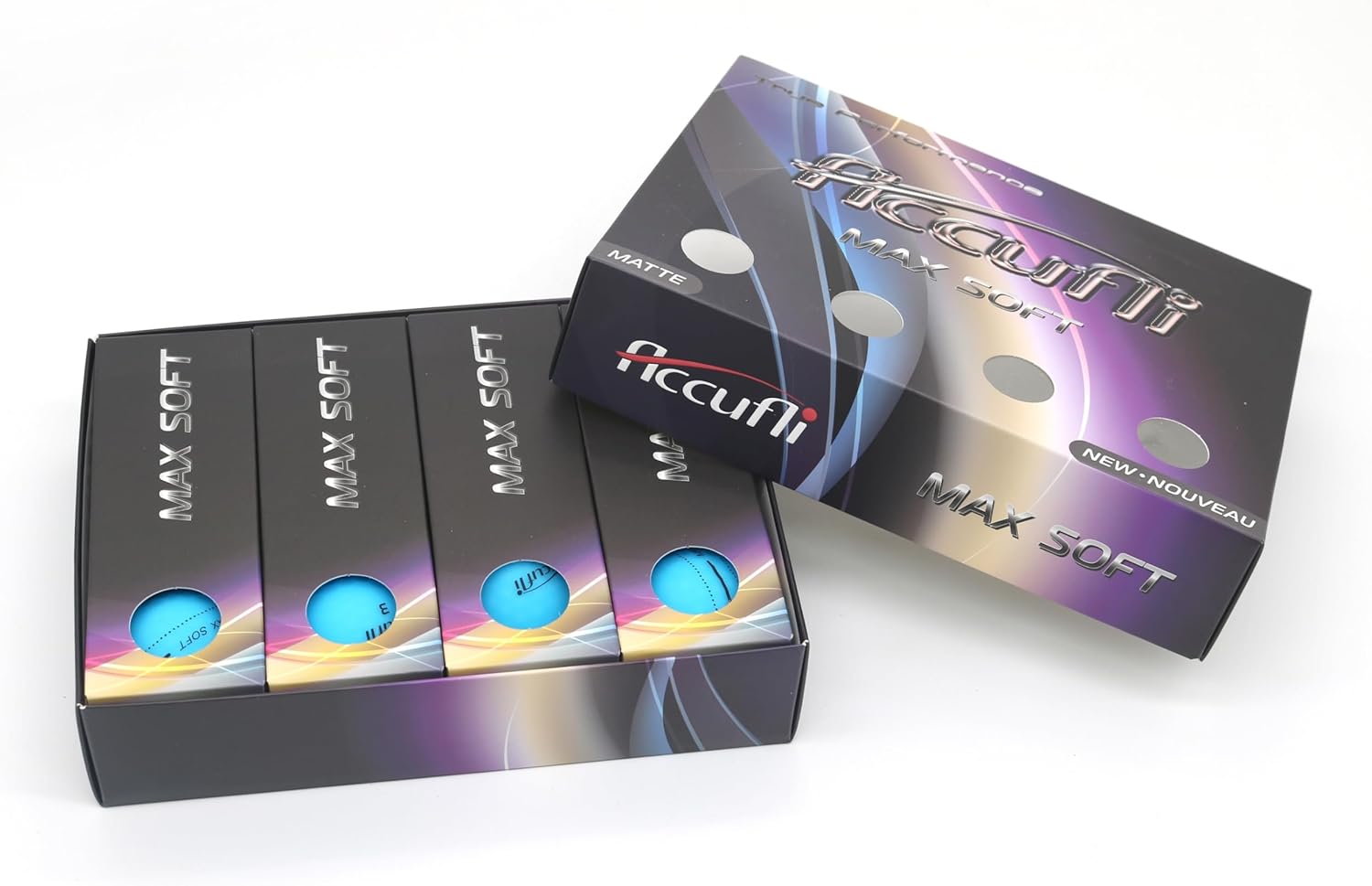 ACCUFLI Max Soft Matte Golf Balls