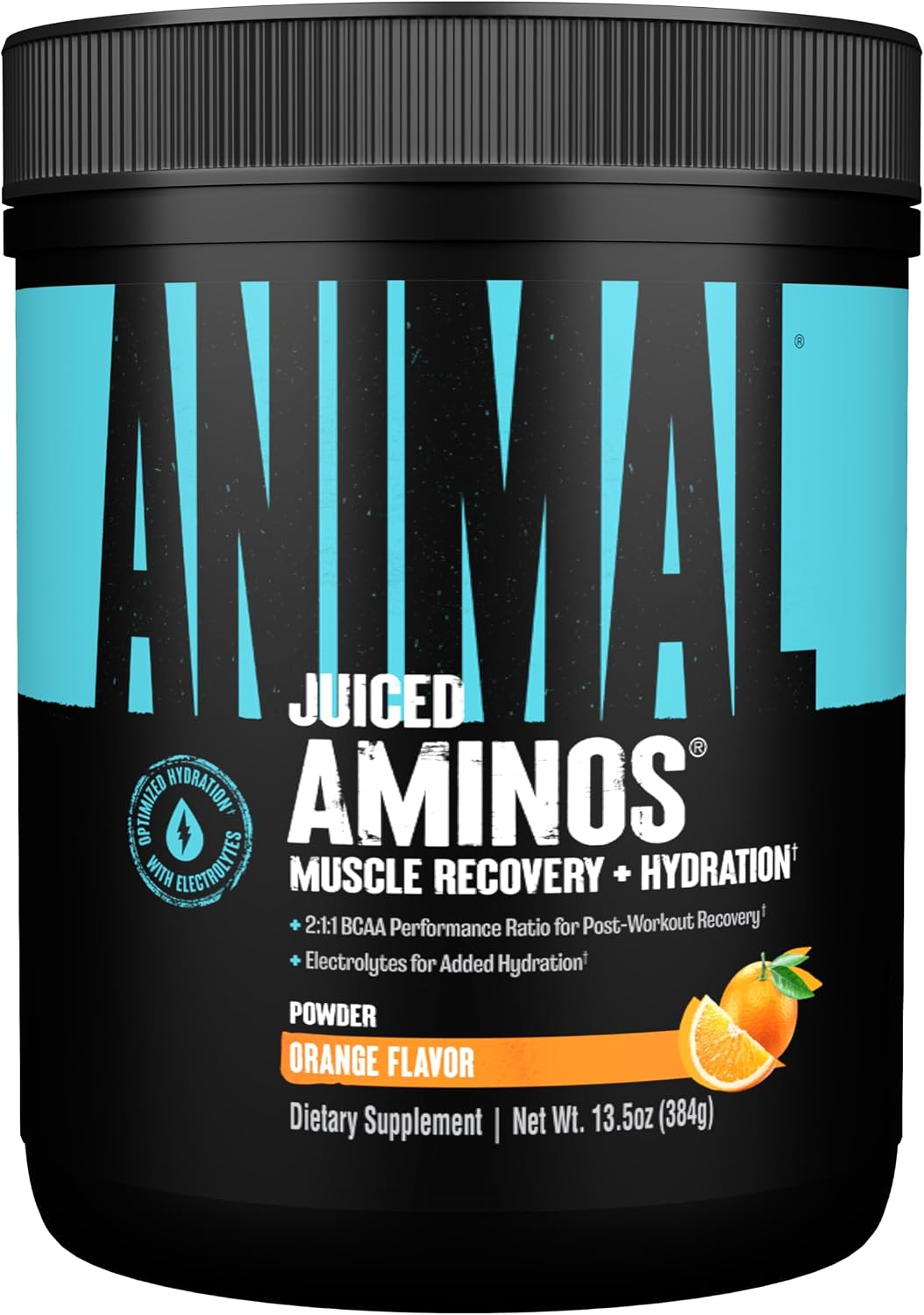 Animal Juiced Amino Acids - BCAA Powder EAA Matrix Plus Hydration with Electrolytes and Sea Salt Anytime Recovery and Improved Performance, Grape Flavor, 30 Servings