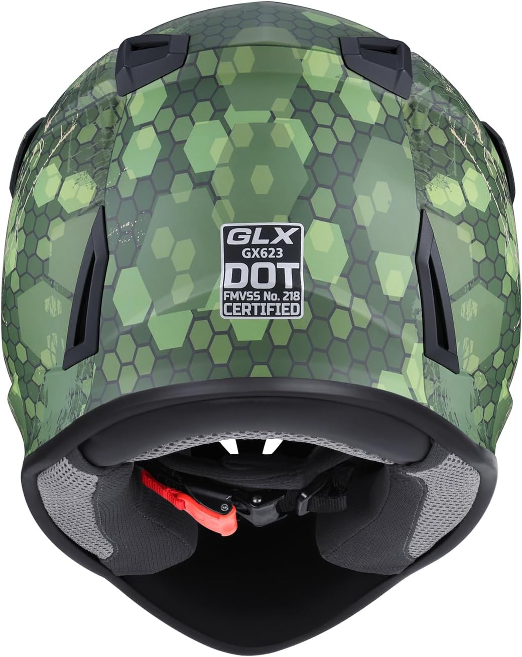 GLX GX623 Youth ATV & Dirt Bike Helmet Combo, DOT | Adult-Level Safety for Kids: Premium, full-grown protection engineered into a comfortable, youth-sized package