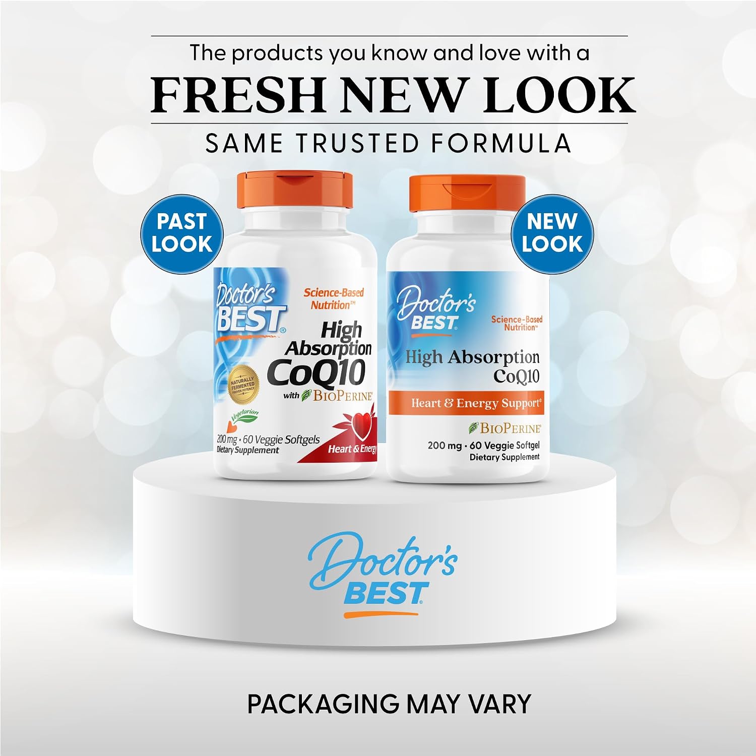 Doctor's Best High Absorption CoQ10 200mg with BioPerine Supplement - Coenzyme Q10 Softgels for Heart Health & Antioxidant Support