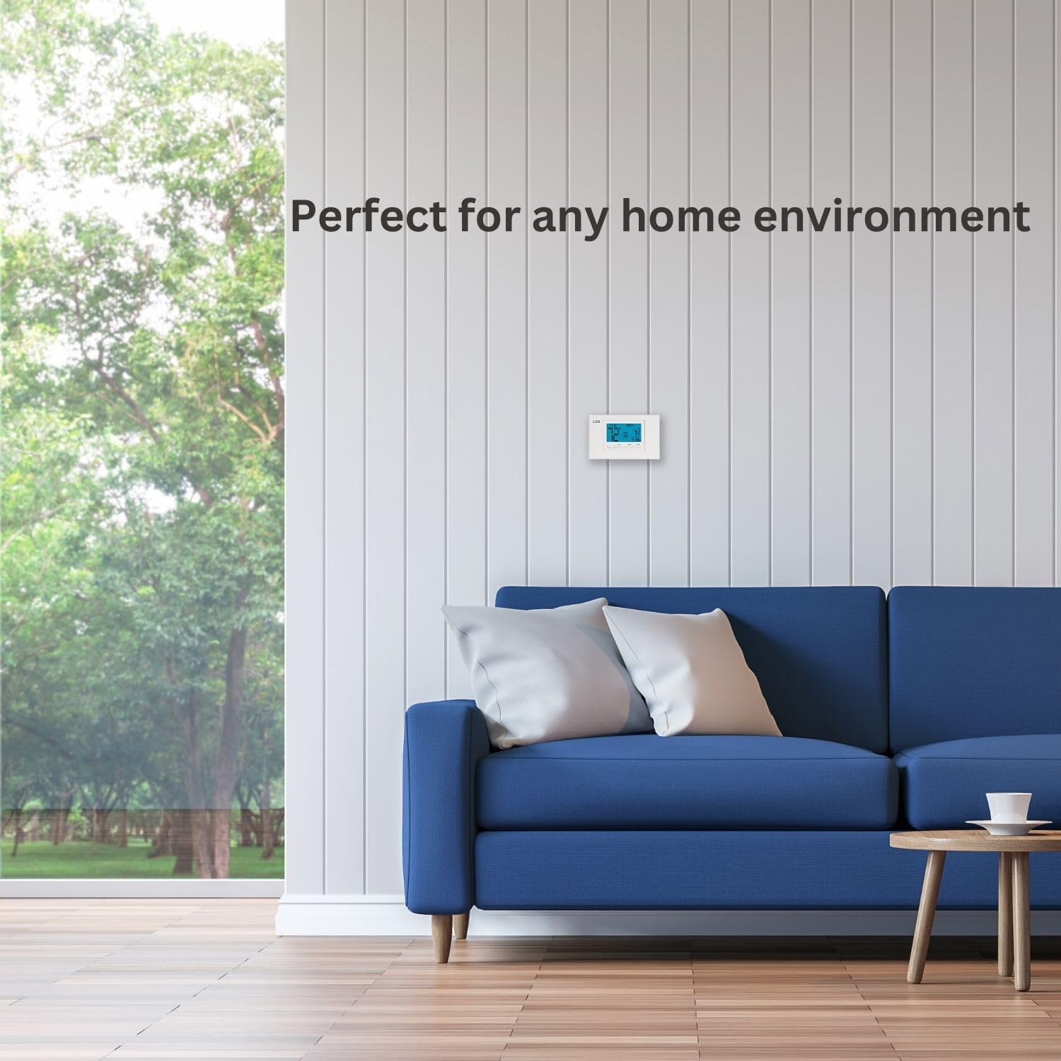 P521U Programmable 5-2 Day Thermostat for Home Use; 2 Heat, 1 Cool