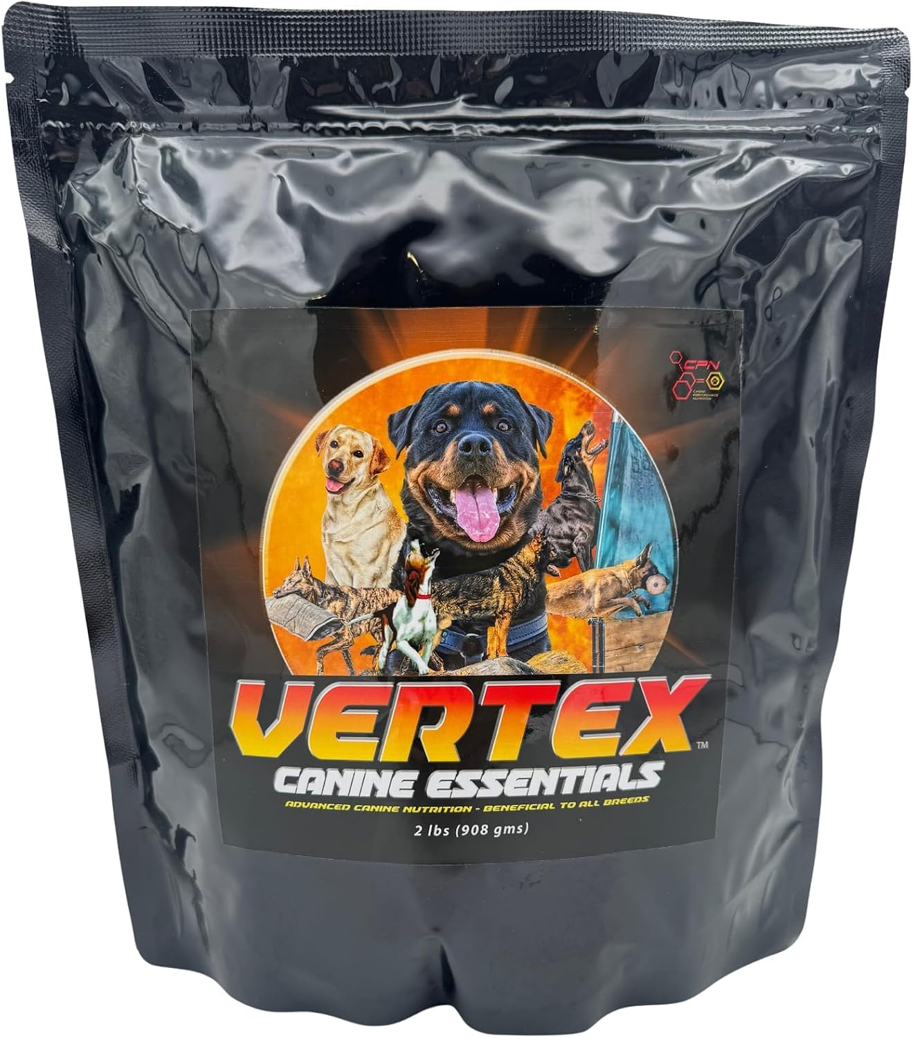 Vertex Canine Essentials High-Performance Dog Supplement -Active Dogs 10lbs