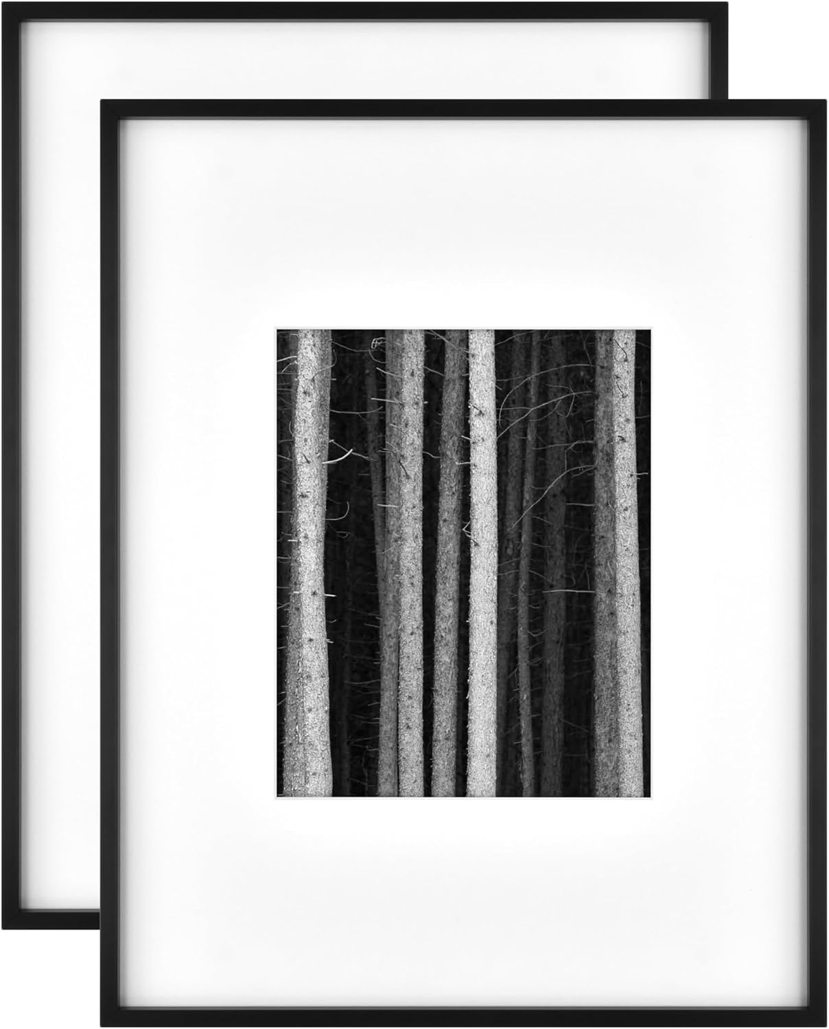 MCS Master & Co. Foundry Metal Picture Frame, 12x12 Matted to 8x8
