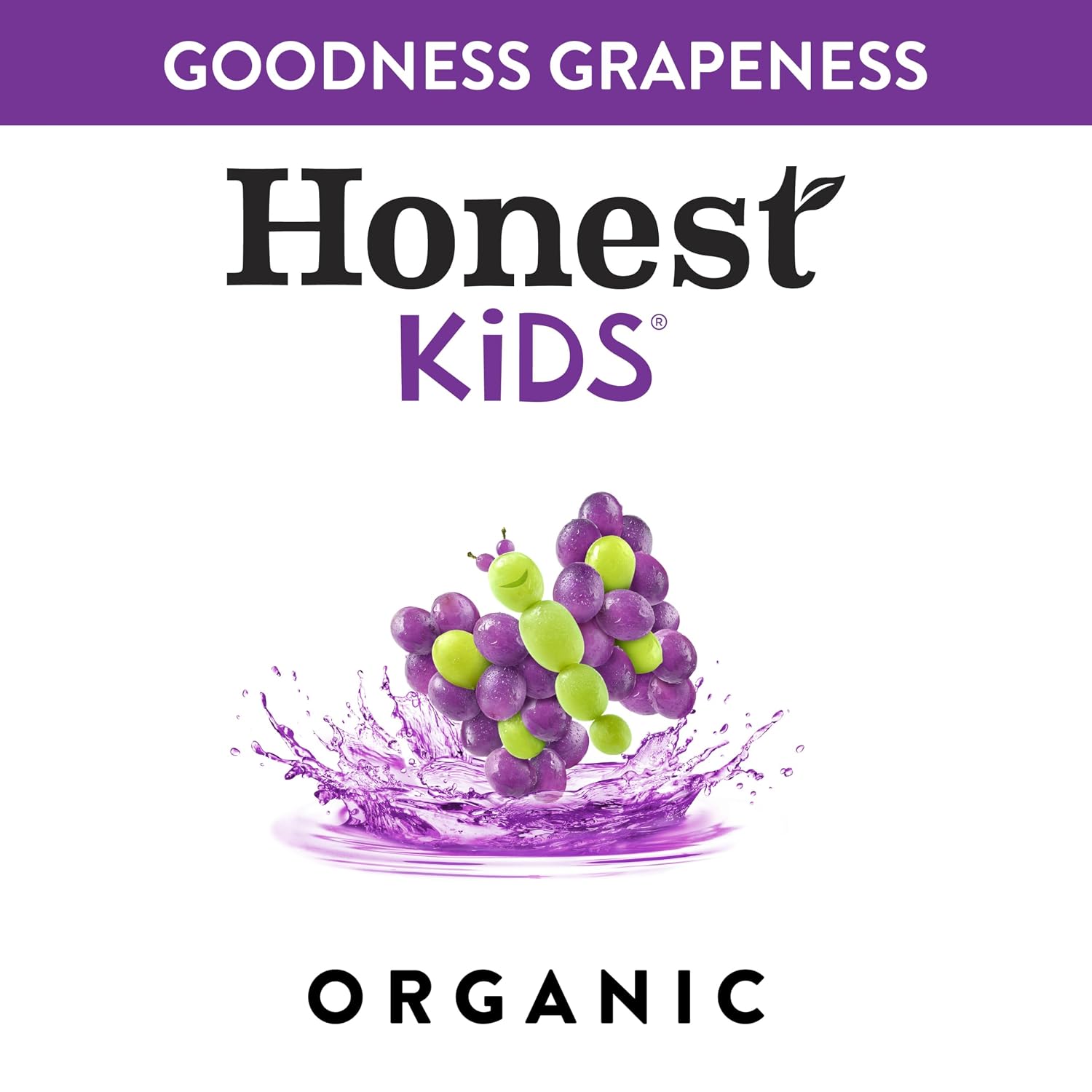 Honest Kids Appley Ever After, Organic Juice Drink, 6 Fl oz Juice Boxes, Pack Of 40, Apple