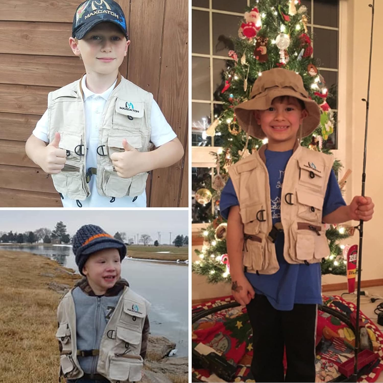 M MAXIMUMCATCH Maxcatch Fly Fishing Vest Pack, Cotton