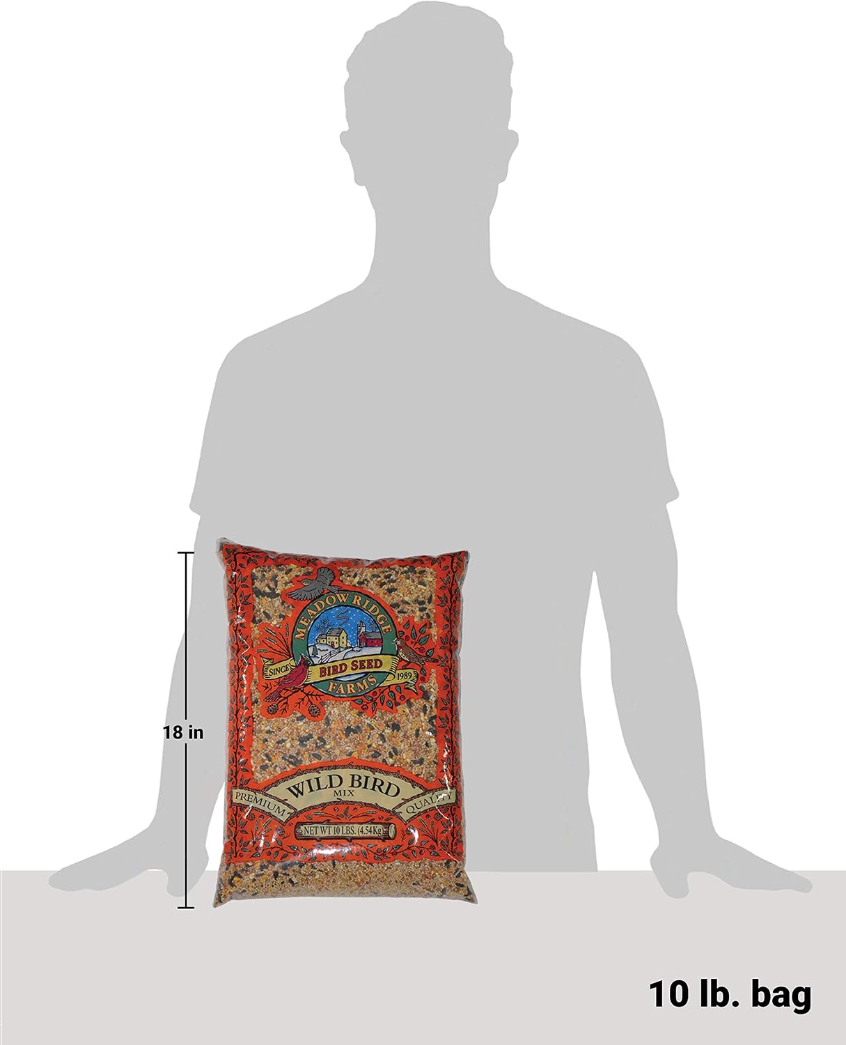Wild Bird Seed Mix, 10-Pound Bag