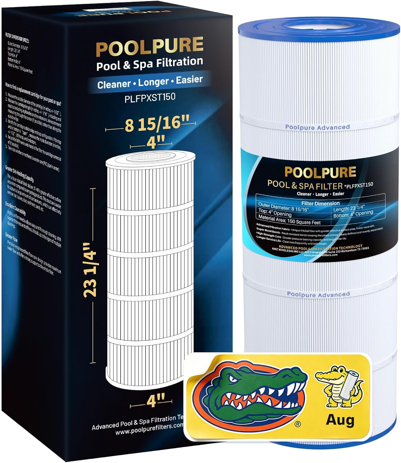 POOLPURE PXST100 Pool Filter Replaces Hayward X-Stream CC1000 1PACK