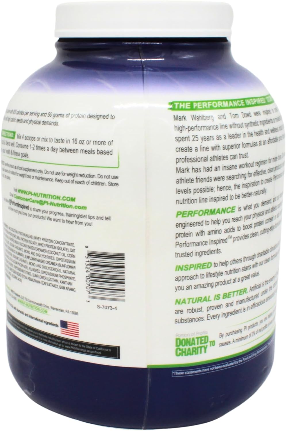 Performance Inspired Nutrition Smart Mass Gainer – 50G Protein, 900 Calories, Creatine, L-Glutamine & Digestive Enzymes – Muscle Recovery & Growth – Chocolate Milkshake – 6 lb | 50G Protein - 900 Calories - Creatine, L-Glutamine & Digestive Enzymes