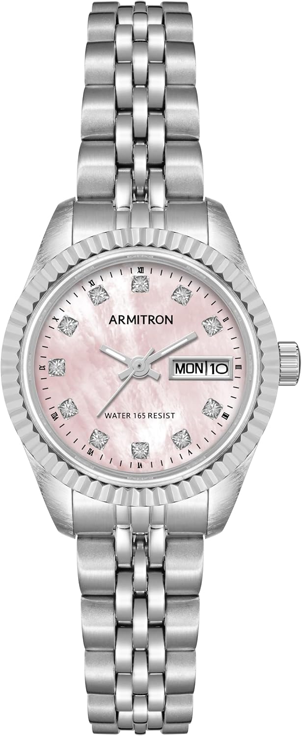 Armitron Women's Genuine Crystal Accented Bracelet Watch, 75-2475