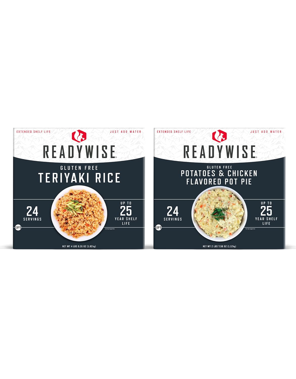 READYWISE Emergency Food Supply Freeze Dried Vegetables, 72 Servings