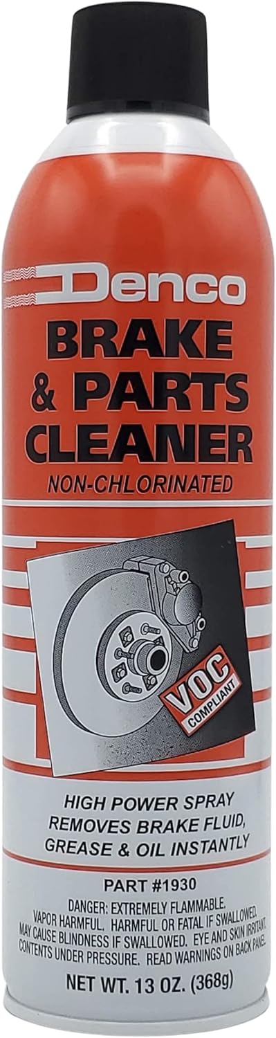 Denco 1930 Brake & Parts Cleaner, Non-Chlorinated, 13oz, 12-Pack