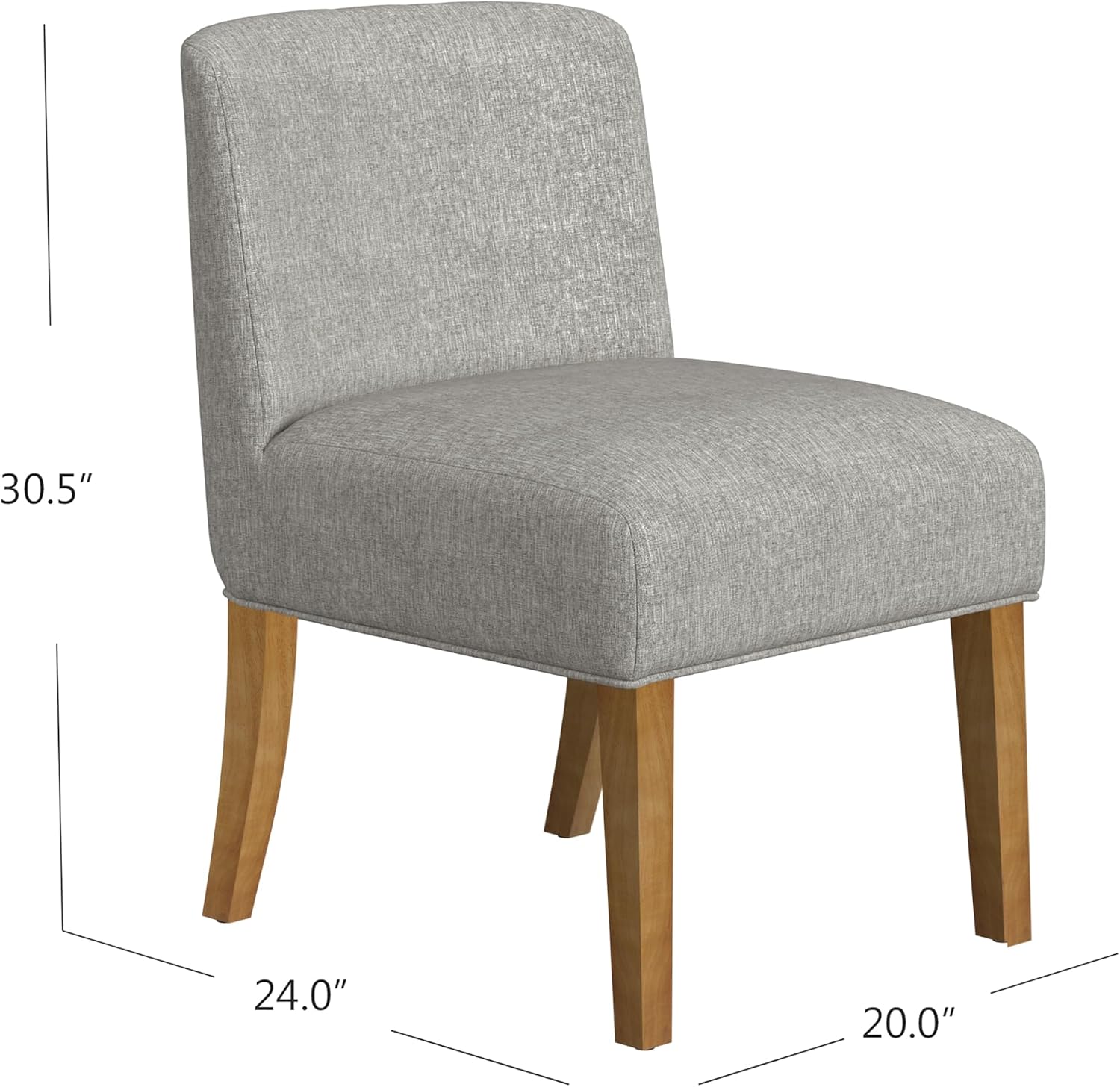HomePop Parsons Dining Chair - Red & Gold Damask (Single Pack)