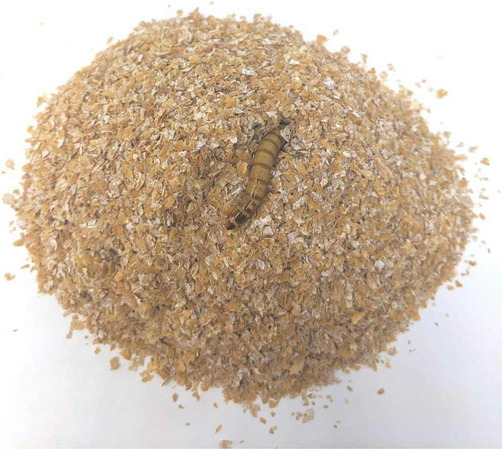 Mealworm & Superworm Bedding - Ideal Substrate for Storing Meal Worms and Super Worms - 1 Quart