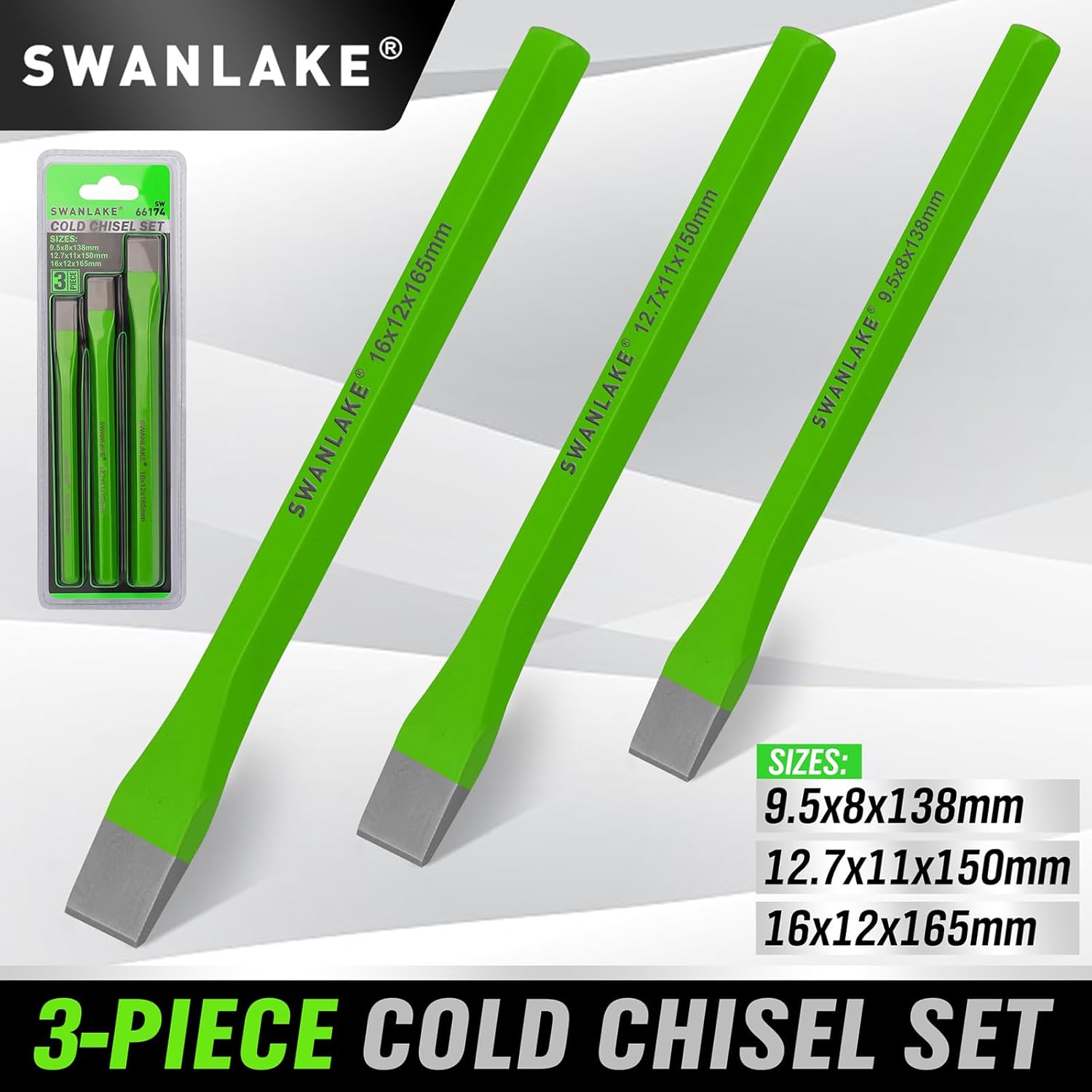 16-Piece Precision Punch & Chisel Set - Taper Punch, Pin Center Punch, Cold Chisels & Gauge for Versatile Applications