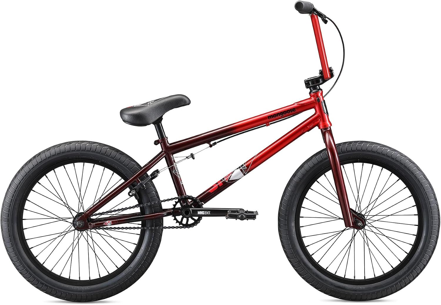 Mongoose Legion Freestyle BMX Bike for Advanced-Level or Professional Riders, Adult Men Women, 4130 Chromoly Frame