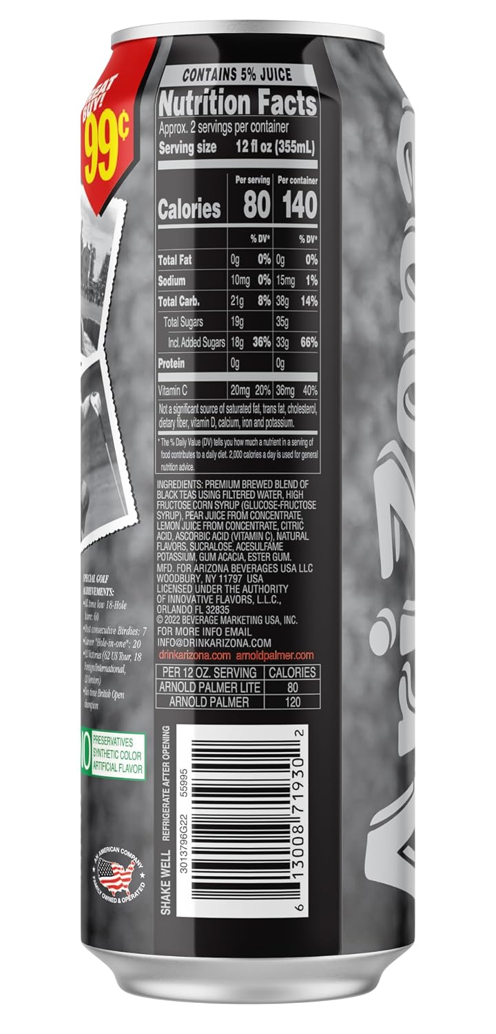 AriZona Mucho Mango Fruit Juice Drink - 22 Fl Oz Big Can