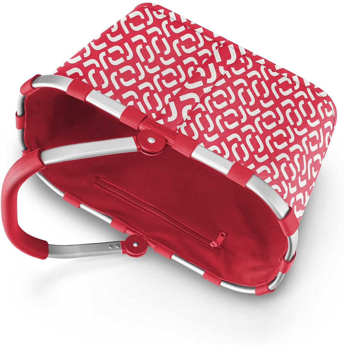 Reisenthel Red Aluminum Frame Foldable Pet Carrier, One Size, Red, Cat, Dog, Hamster, Rat, Everyday Use, Travel