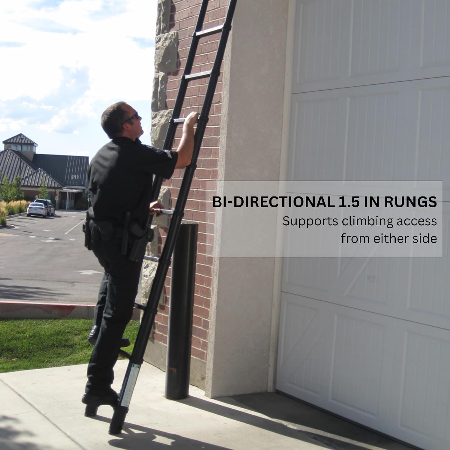 Telesteps 1600ET Tactical Telescoping Extension Ladder – 12.5 ft Height