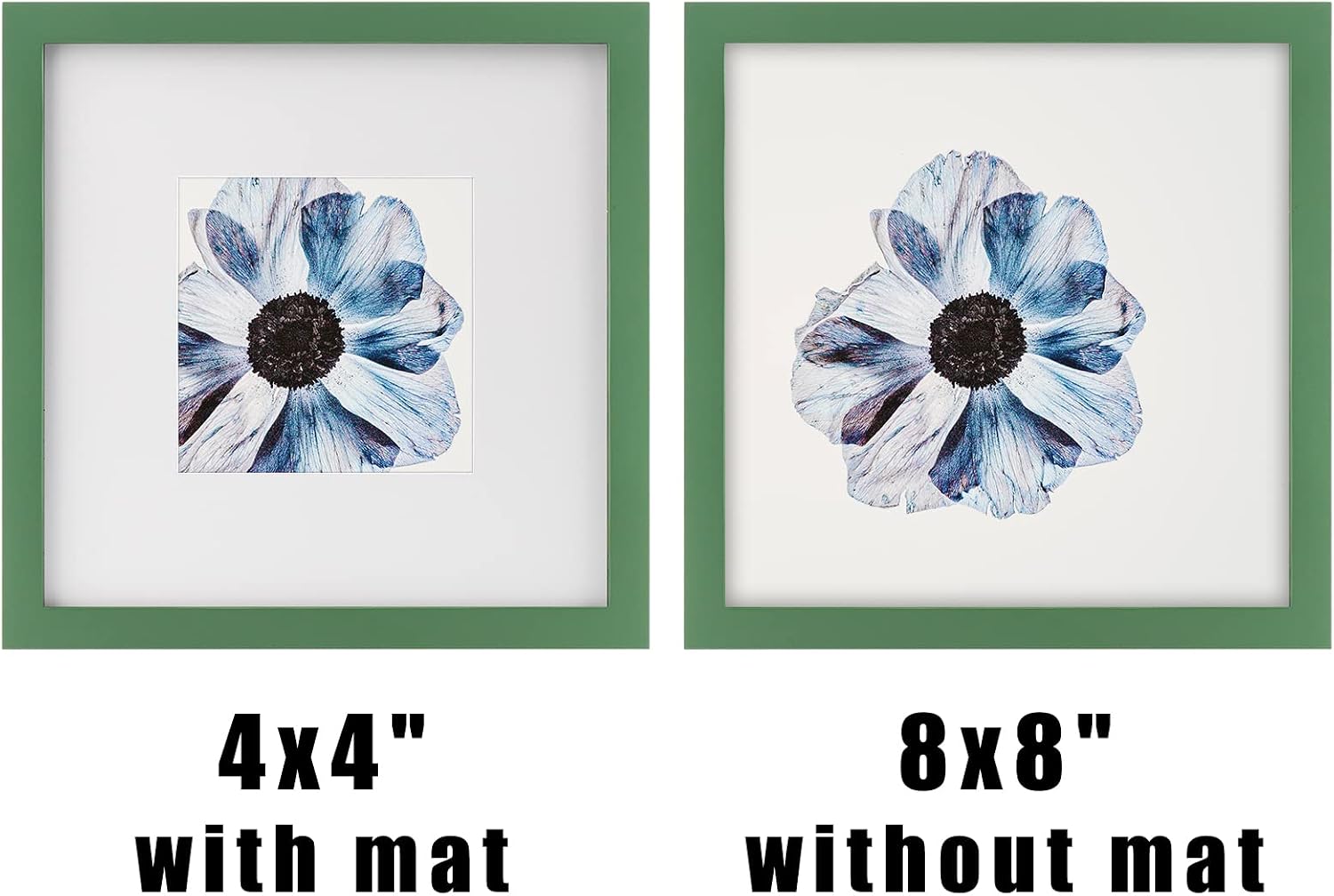 WUTL 8x8 Black Picture Frames Square