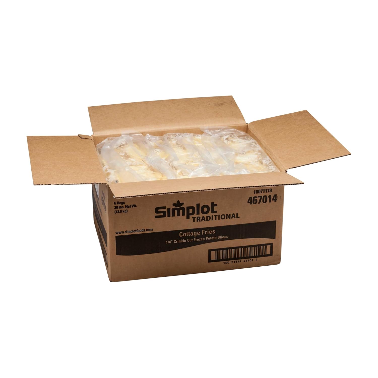 Simplot Traditional Cottage French Fries, 5 Pound -- 6 per case.
