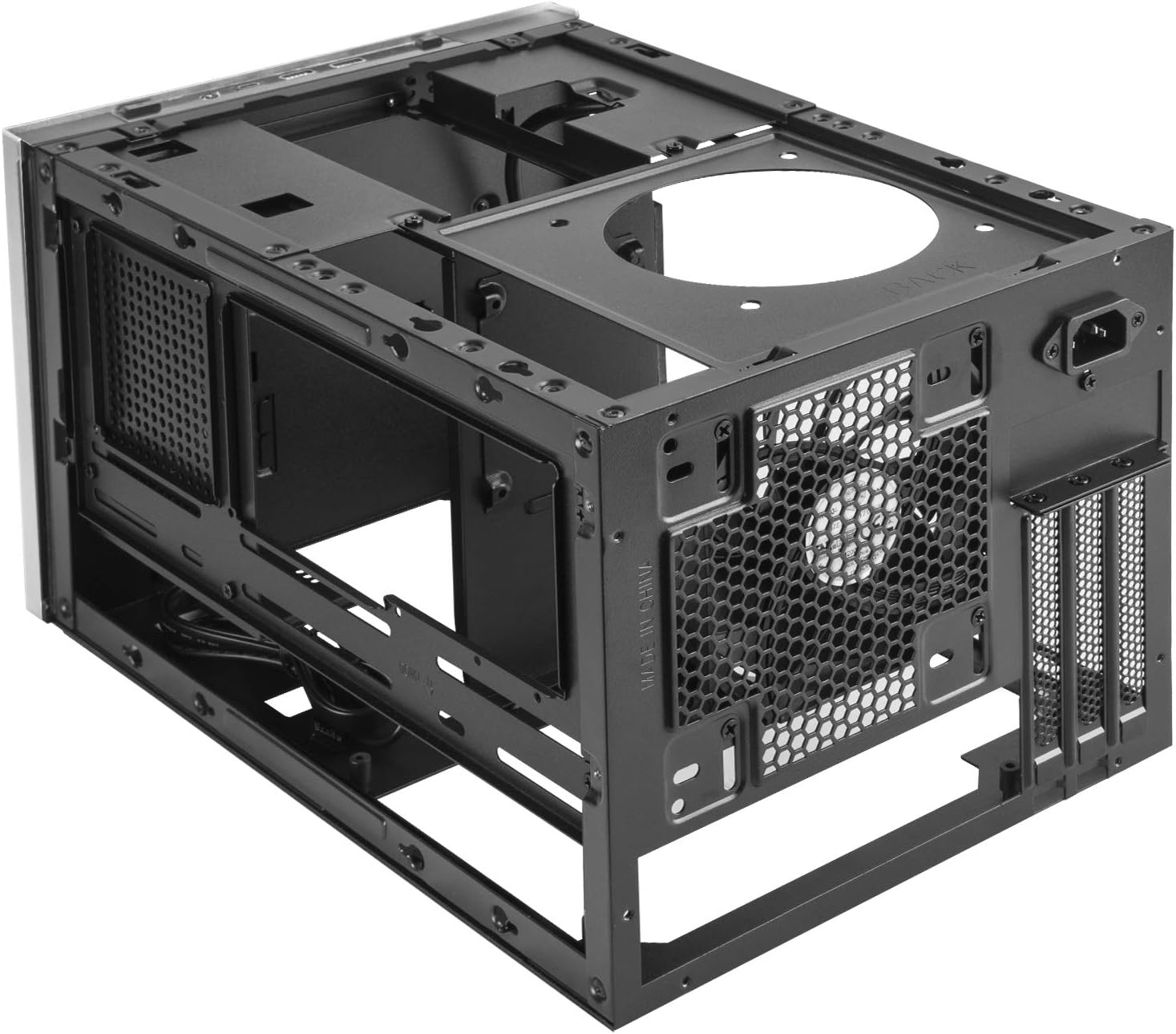 Silverstone Technology SUGO 14, SG14, Black, Mini-ITX Cube Chassis, Supports 3 Slot Full Length GPUs/ATX PSU / 240mm AIO, 4 Removable Panels