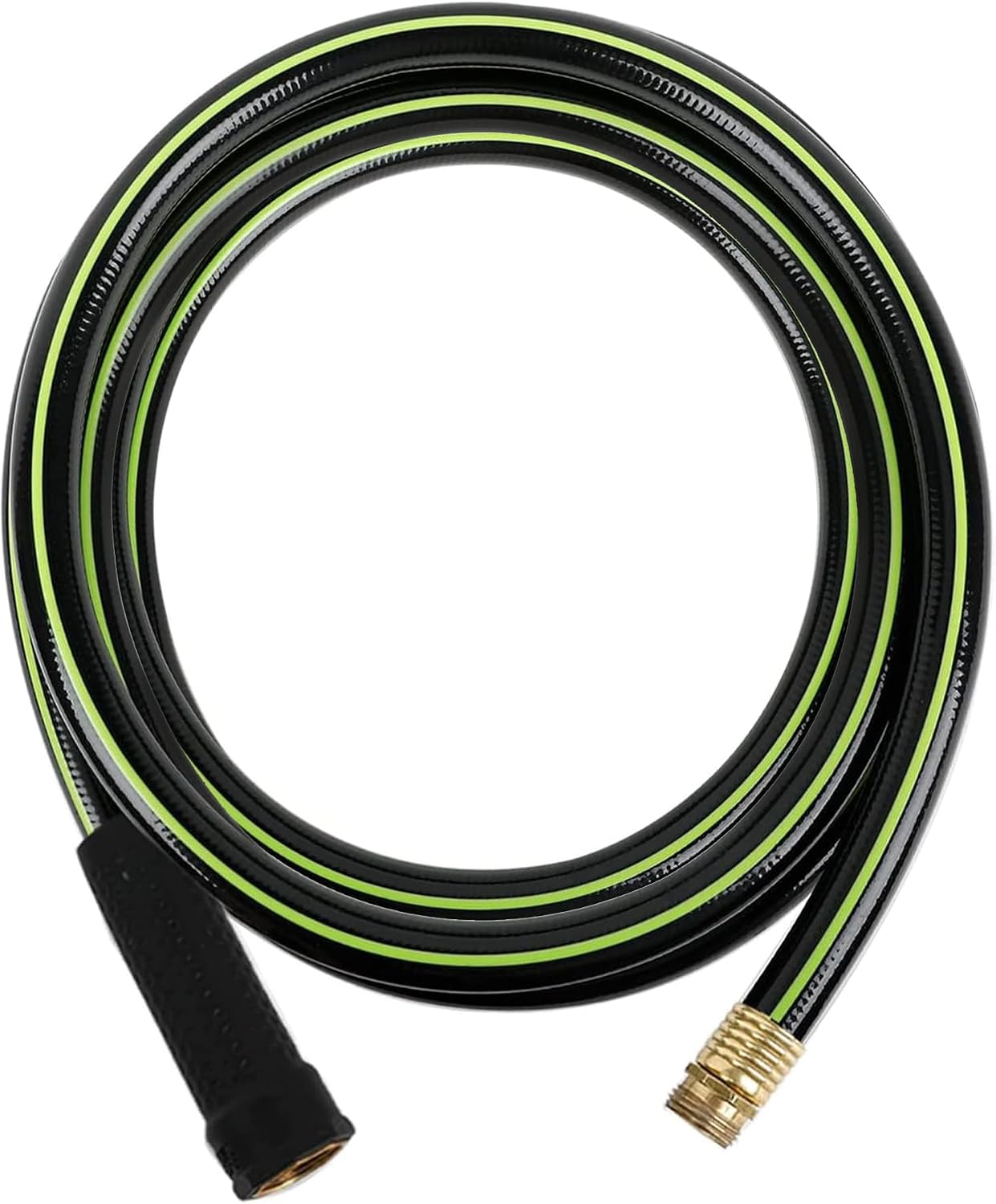 Worth Garden Hose 3/4 in. x 50 ft. - Heavy Duty Lightweight PVC Water Hose - Flexible, No Kink, Leakproof, Male to Female Fittings - 200PSI Work & 500PSI Burst, for Lawn, Gardening & Commercial Use